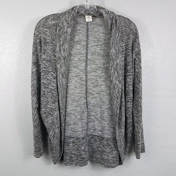 THX Sweaters - THX Women's Silver Open Front Cardigan Sweater